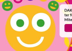 Ausschnitt der Webseite mit bunten Smileys