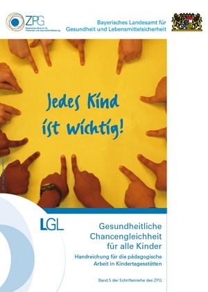 Titelseite der Handreichung gesundheitliche Chancengleichheit für alle Kinder