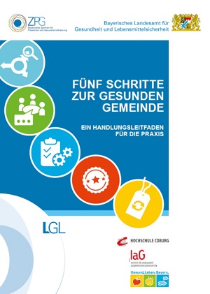 Titelseite der Broschüre fünf Schritte zur gesunden Gemeinde