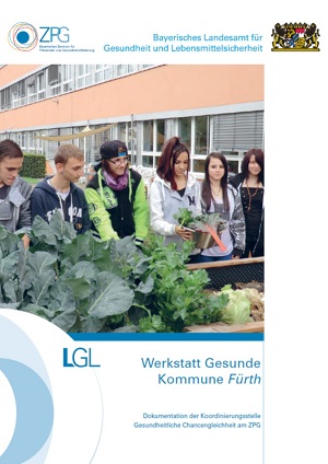 Titelseite der Dokumentation Werkstatt gesunde Kommune Fürth