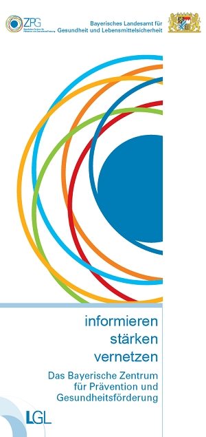 Titel des Imagesflyers des Zentrums für Prävention und Gesundheitsförderung